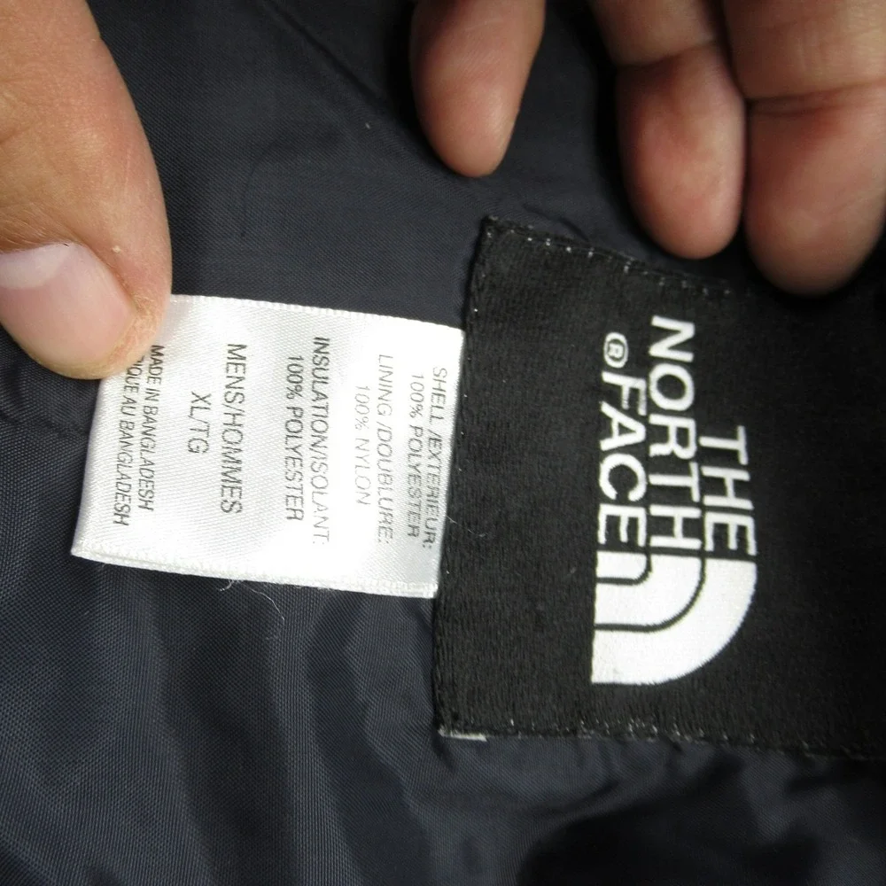 North Face Jacket Mens XL Black Puffer Interchange Side Zips‎ Hybrid Insulated - Picture 6 of 11